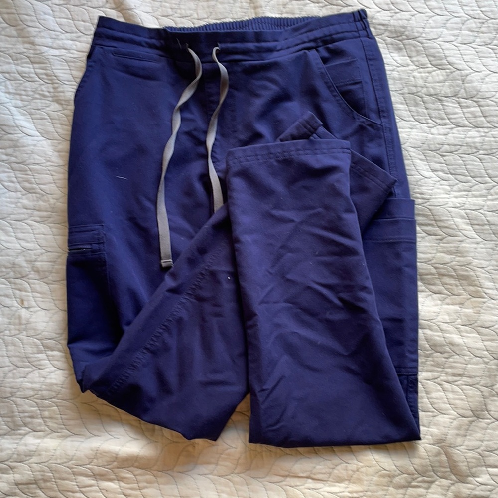 Figs navy yola bottoms